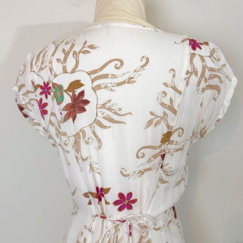 FREE PEOPLE * Rosemary Printed Midi Dress | medium | western prairie - Picture 7 of 12